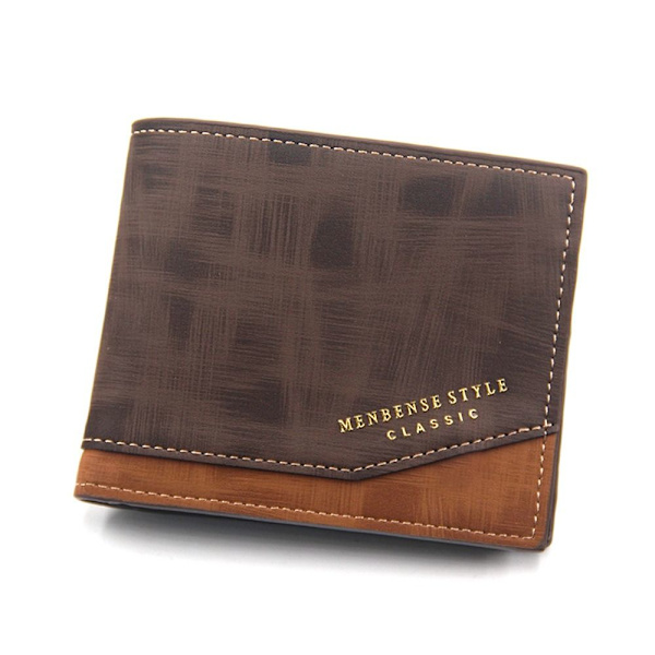 Lompakko Saranoitu lompakko miehille RUSKEA - spot-ale brown