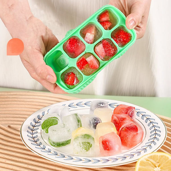 Ice Cube Brickor Ice Making Box BLÅ - high quality Blue