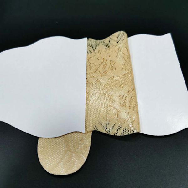 2PCS Support näkymätön rintaliivit itseliimautuva teippi peittää pasteet - spot-myynti Black B