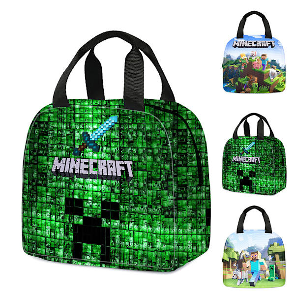 Minecraft Lunchpåseentoox Isoleringspaket Thermal påse - spot försäljning B