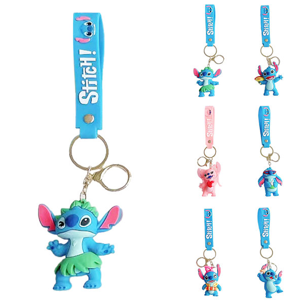 Luova sarjakuva avaimenperä Ornamentti Stitch Pars Käsilaukku Doll - spot-myynti D