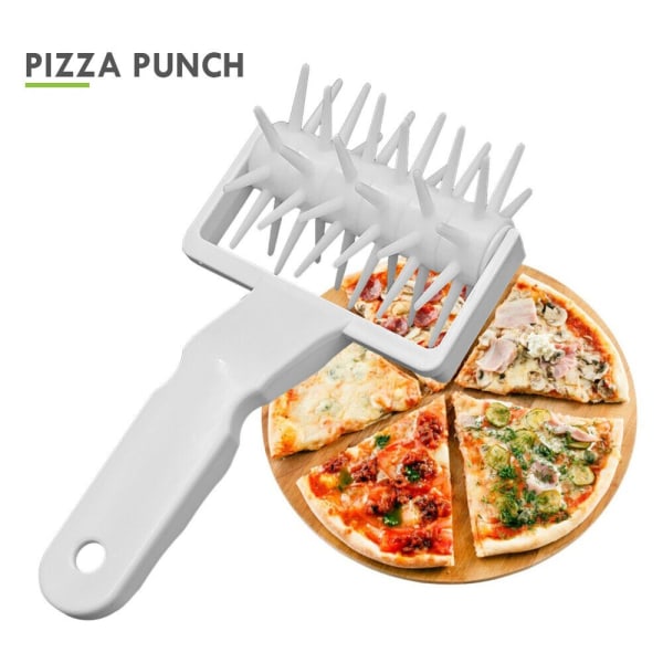 Pizza Needle Roller Pizza Punch Pie Needle Wheel - varastossa