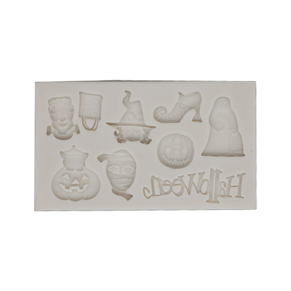 Halloween pumpa häxform silikon kakform - on stock