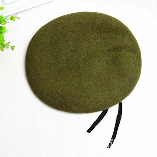 Miehet Naiset Villabaretti Elastinen Säädettävä Pehmeä Muodikas - korkea laatu Army green 60cm