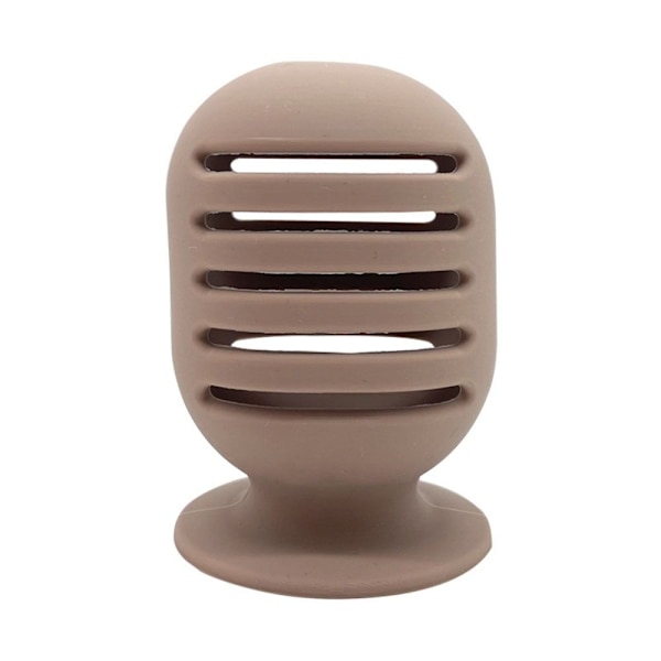 Skönhet Ägg Förvaringslåda Powder Puff Hållare BRUN - on stock Brown