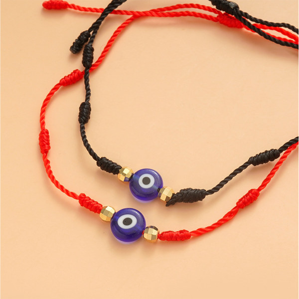 6 kpl/SET Evil Eye Rannekoru Lucky 7 Knot - spot-myynti