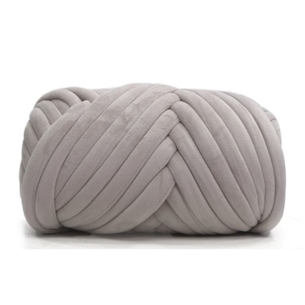 250/500g Virkgarn Garn Kula GRÅ 500G - spot försäljning Grey 500g