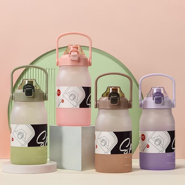Vattenflaskor Drickskopp ROSA 1600ML - stock