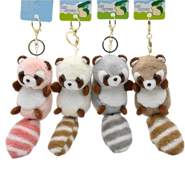 Raccoon Plush Nyckelring Raccoon Plush Pendant - spot sales 4