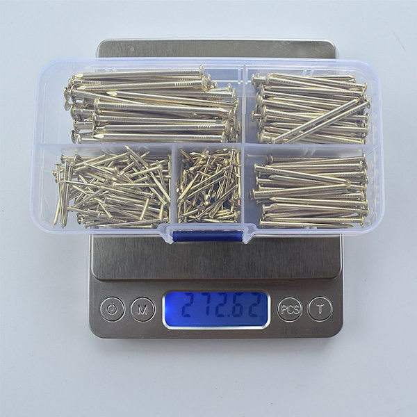 350st Naglar Sortiment Flat Head Nails Väggsticks Pins - spot försäljning