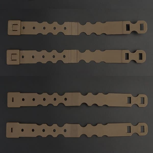 2kpl Tactical Molle System Malice Clips KHAKI 15CM - varastossa Khaki 15cm