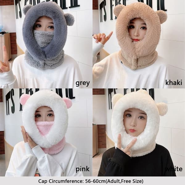 Beanies Cap Plysch Mössa GRÅ - on stock