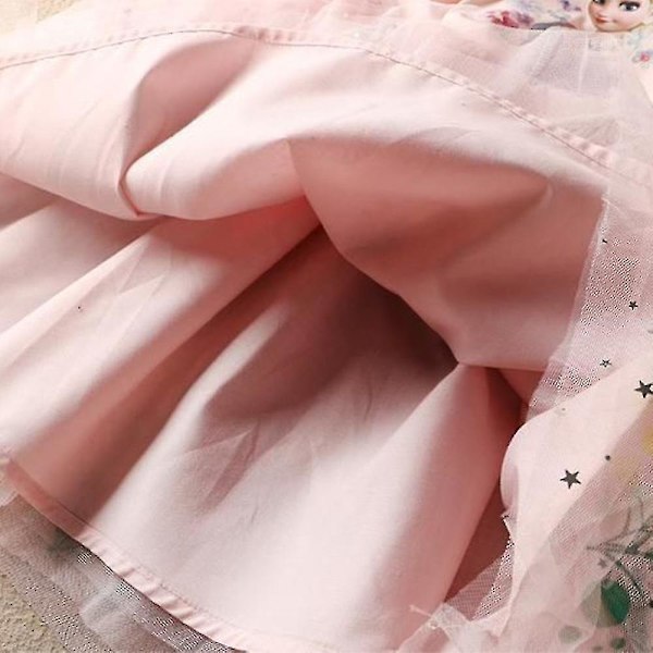 Kids Girl Frozen Queen Elsa Princess Dress Party Tutu Mekot - korkea laatu Blue 2-3 Years