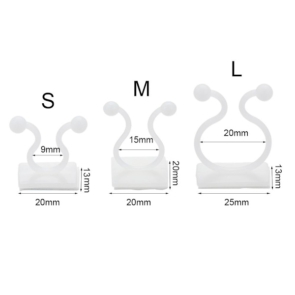 Väggväxtklämma M-10ST - stock M-10pcs