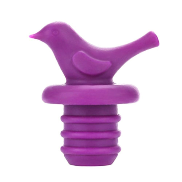 5 st fågelvinspropp för dryckesflaska 5 st LILA 5 st - spot försäljning 5pcs purple