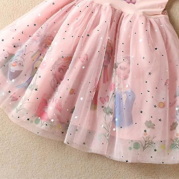 Kids Girl Frozen Queen Elsa Princess Dress Party Tutu Mekot - korkea laatu Blue 2-3 Years