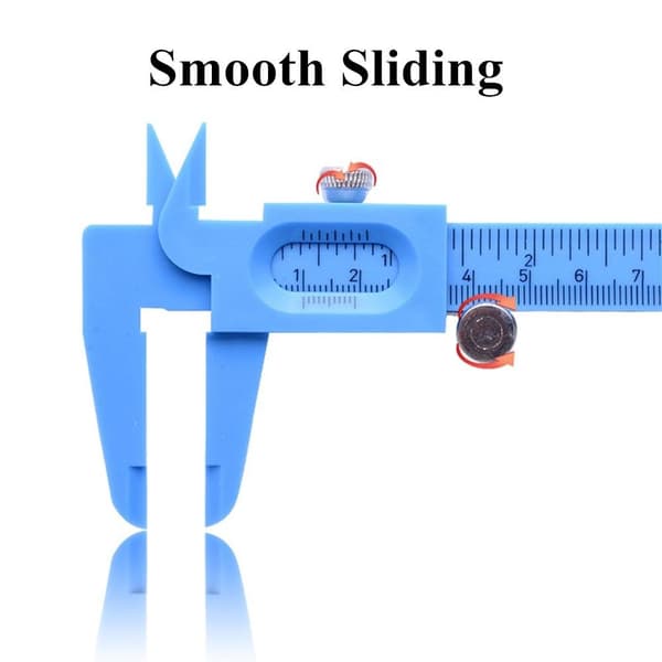 4 kpl Mini Caliper Vernier Caliper Double Scale - varastossa