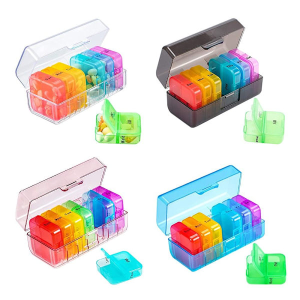 Pill Box Medicin Förvaringsbox VIT - high quality White
