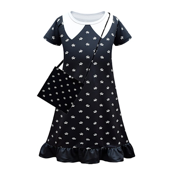 Tjejpyjamas Söta Nattlinnen Kortärmade Nattlinne Sovkläder - high quality 150cm