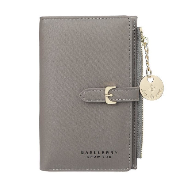 Kvinnors kopplingsplånbok, Baellerry Ladies Fashion Leather Long - high quality Ljusrosa