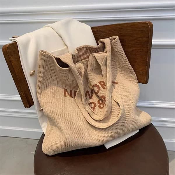 Tygväskor Axelväska BEIGE - high quality beige
