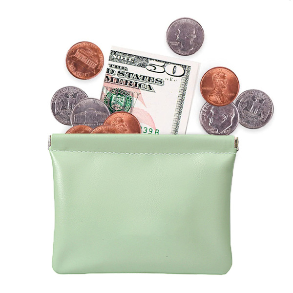 Pieni minisäilytyslaukku Monikäyttöinen meikkilaukku Zero Wallet - laadukas Mint green