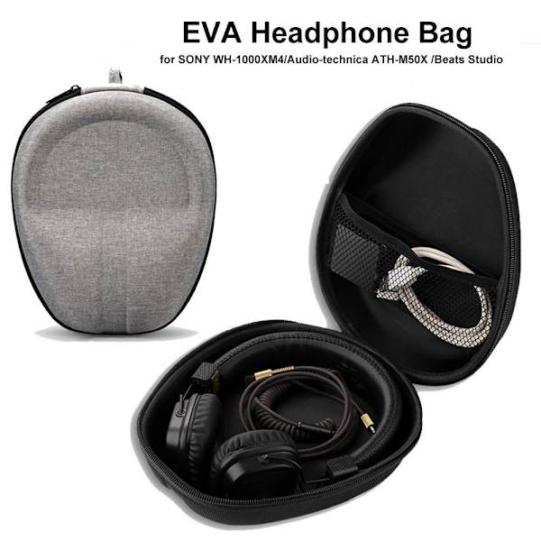 Förvaringsväska för Hörlurar Organizer GRÅ - on stock Grey