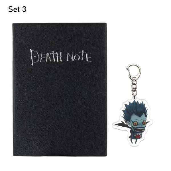 Anime Death Notebook - varastossa Set 3