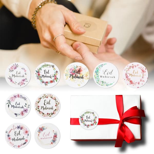 144 STK EID Mubarak Sticker Lable Seal Stickers - high quality