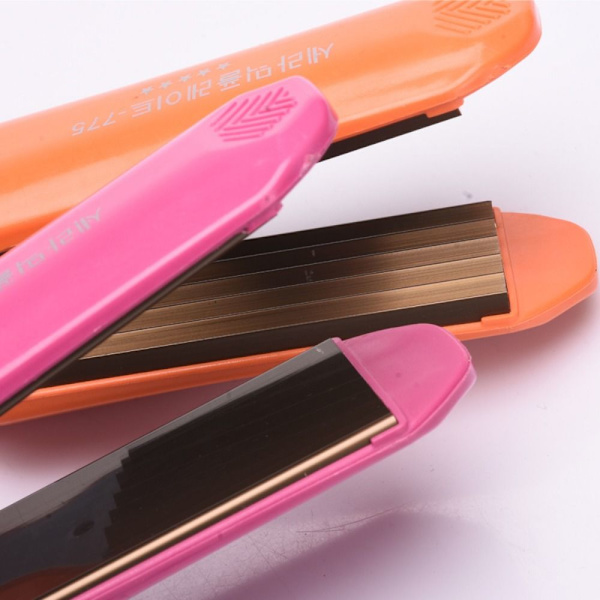 Hair Curler Corn Clip Lockigt hår ORANGE - spot försäljning Orange