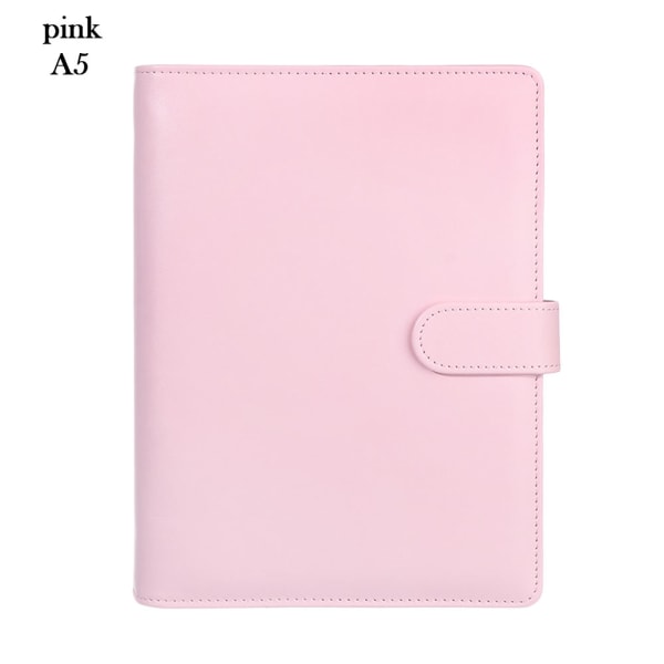 A6/ Anteckningsbok för mapp Anteckningsblock COVER - high quality pink A5