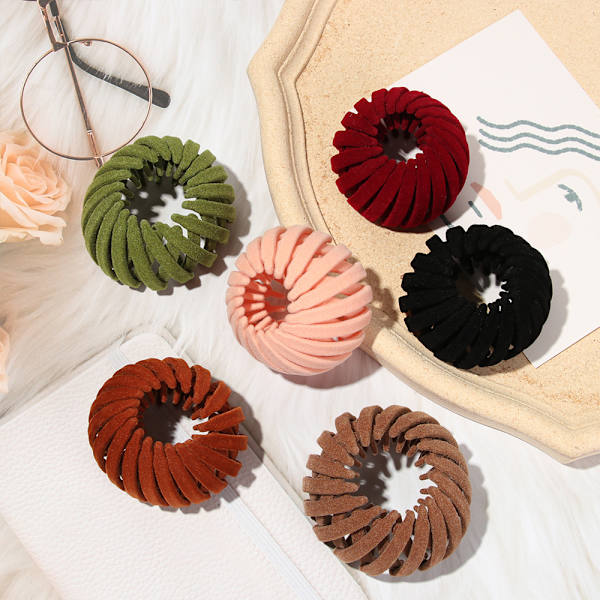 Headpieces Ponytail Hairpin LIGHT COFFEE - varastossa