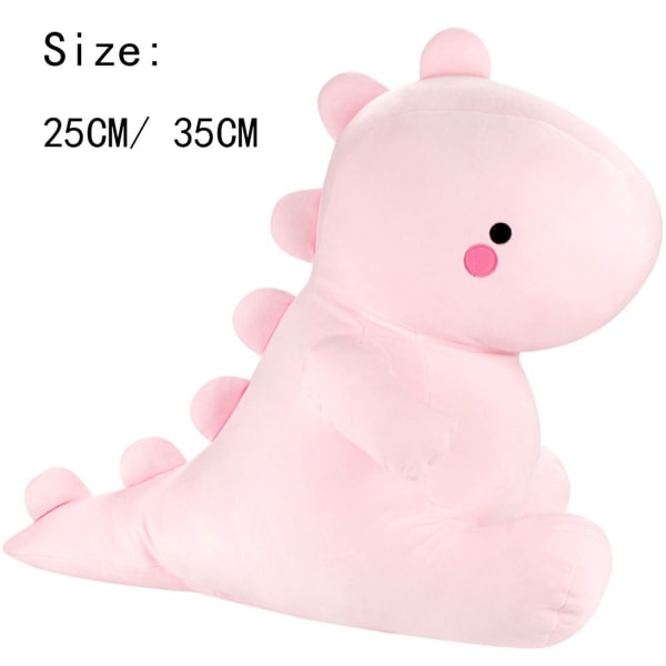 Plysch Dinosaur Leksak Fyllda Plysch Leksaker GRÖN 35CM green 35CM-35CM - high quality pink 25CM-25CM