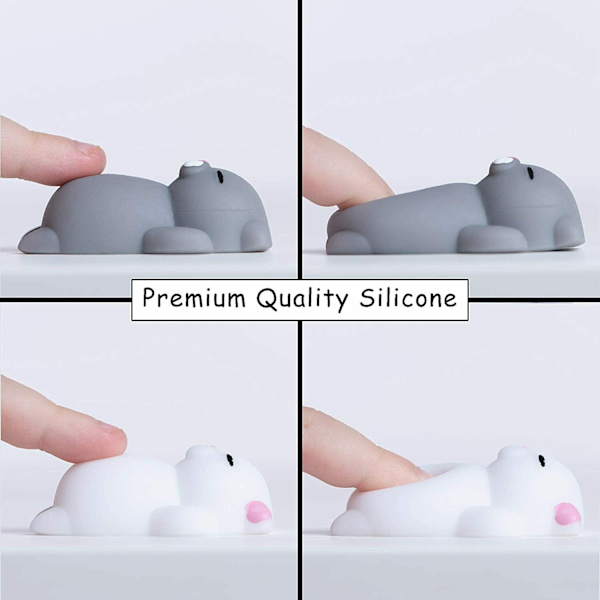 2ST Stress relief Mjuk Silikon Katt Sensorisk leksak - on stock