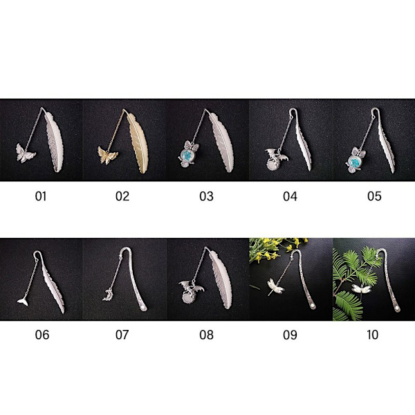 Kirjanmerkki Feather Book Marks - spot-myynti 04