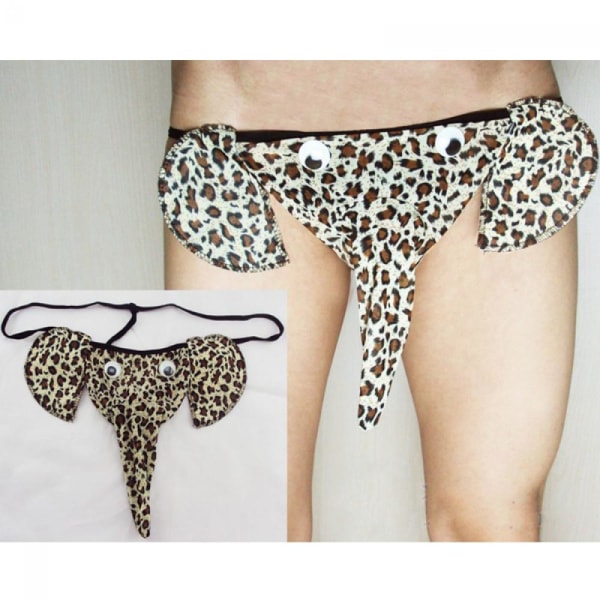 Thong Elephant Underwear SVART - spot sales