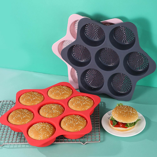 7 Cavity Hamburger Bull form - high quality
