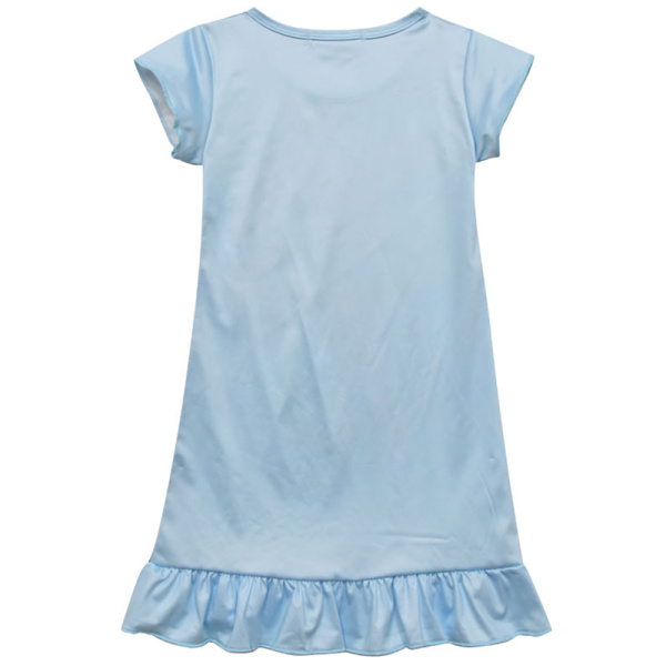 Mermaid Ariel Print Barn Flickor Sommar Sovkläder Klänning Nattlinne - spot sales light blue 140cm