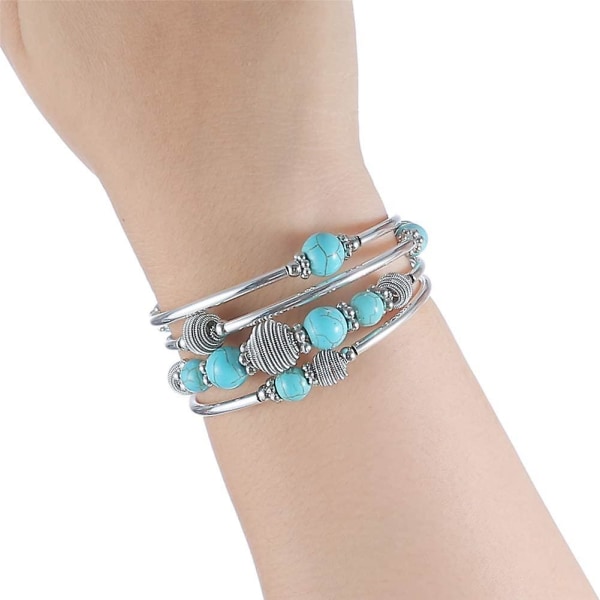 Beaded Chakra Armband Turkos Armband - Modesmycken - high quality