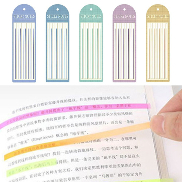 5 påse Sticky Notes Index Memo Pad GRÖN - high quality Green