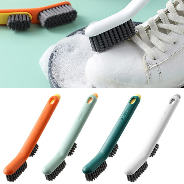 2-in-1 kotitalouksien kenkien pesuharja Soft Bristle Laundry Brush Co - korkea laatu White