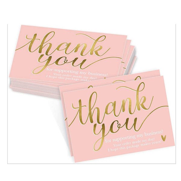 50st Tackkort Stand By Me Small Business Card - stock