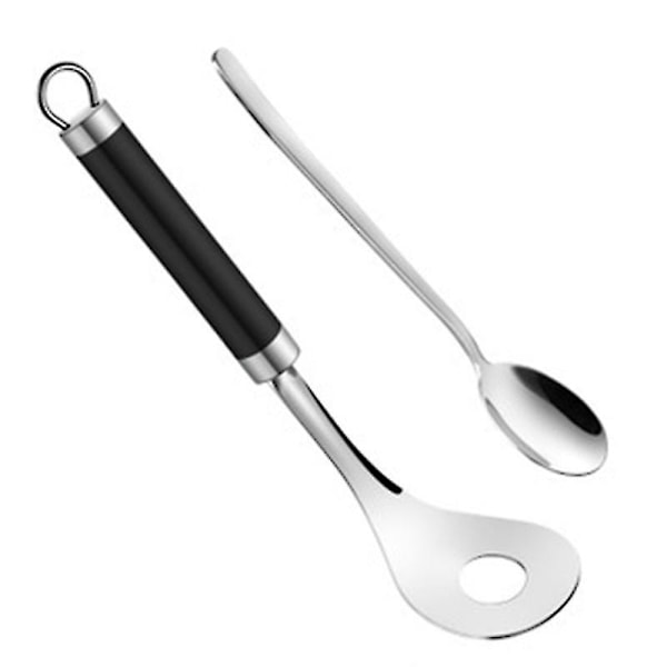 Köttbullsmaskin i rostfritt stål Non-stick köttbullssked med hängande hål Kökstillbehör 2-pack - on stock