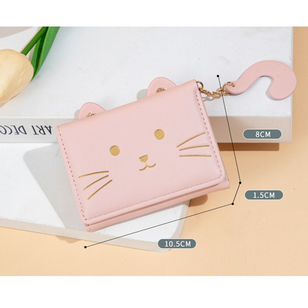 Wome Lady Wallet Zipper Wallet PINK - varastossa Pink