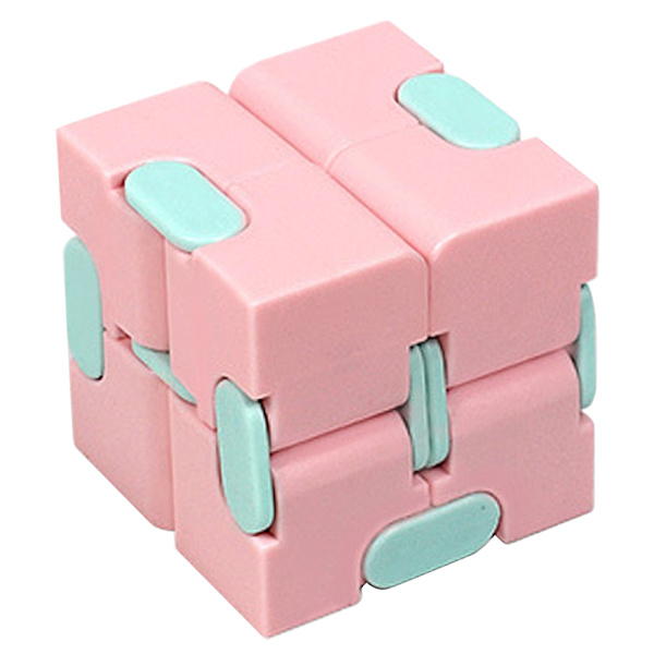 Infinity Cube Fidget Toy Magic Game lapsille ja aikuisille Mini - spot-myynti Pink