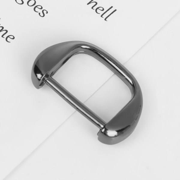 1/2/5st D Ring Metallspänne SILVER 5ST - on stock Silver 5pcs
