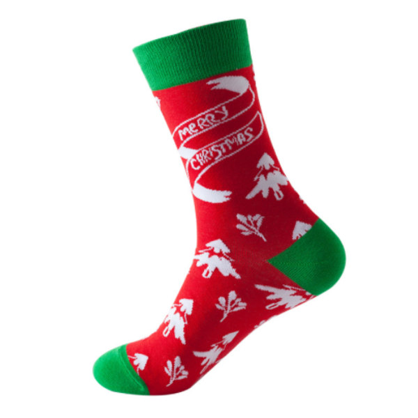 Jul Midi Strumpor Herr Damer Barn Träd Snöflinga Xmas Present - on stock A