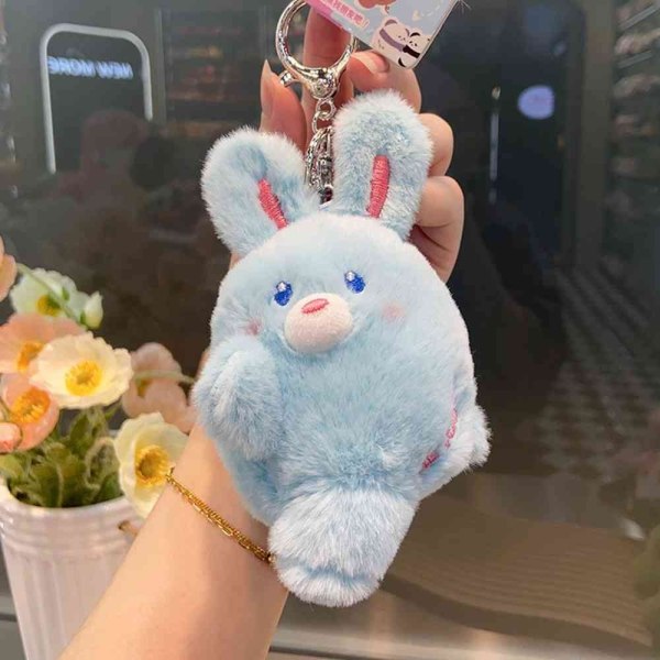 Rabbit Keychain Pehmolelu BLUE RIGHT - korkea laatu blue Right-Right