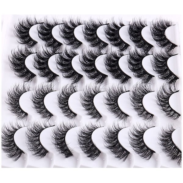 14 paria tekoripsiä Faux Mink Lashes - korkea laatu