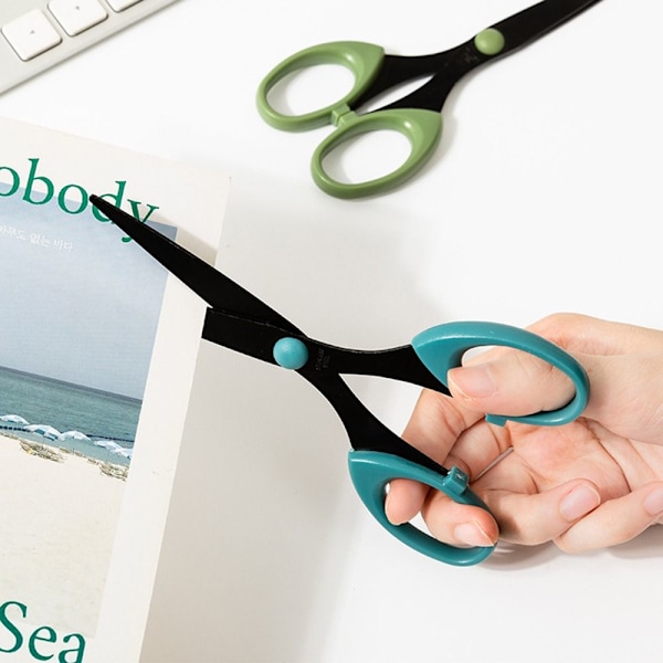 Rostfritt stål Blade Art Scissor RÖD - stock Red
